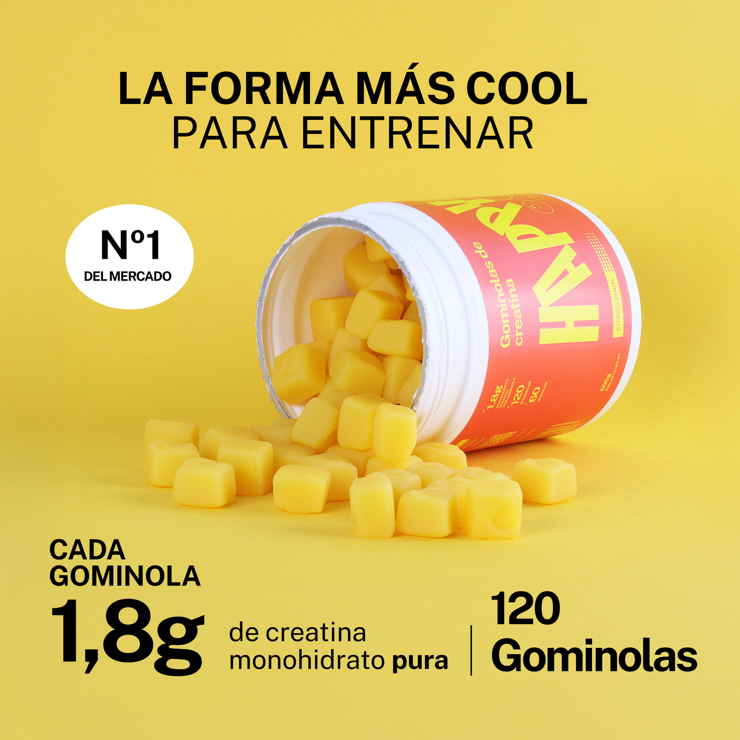 Gominolas de Creatina ATP - 1,8g porción - 120 Gominolas