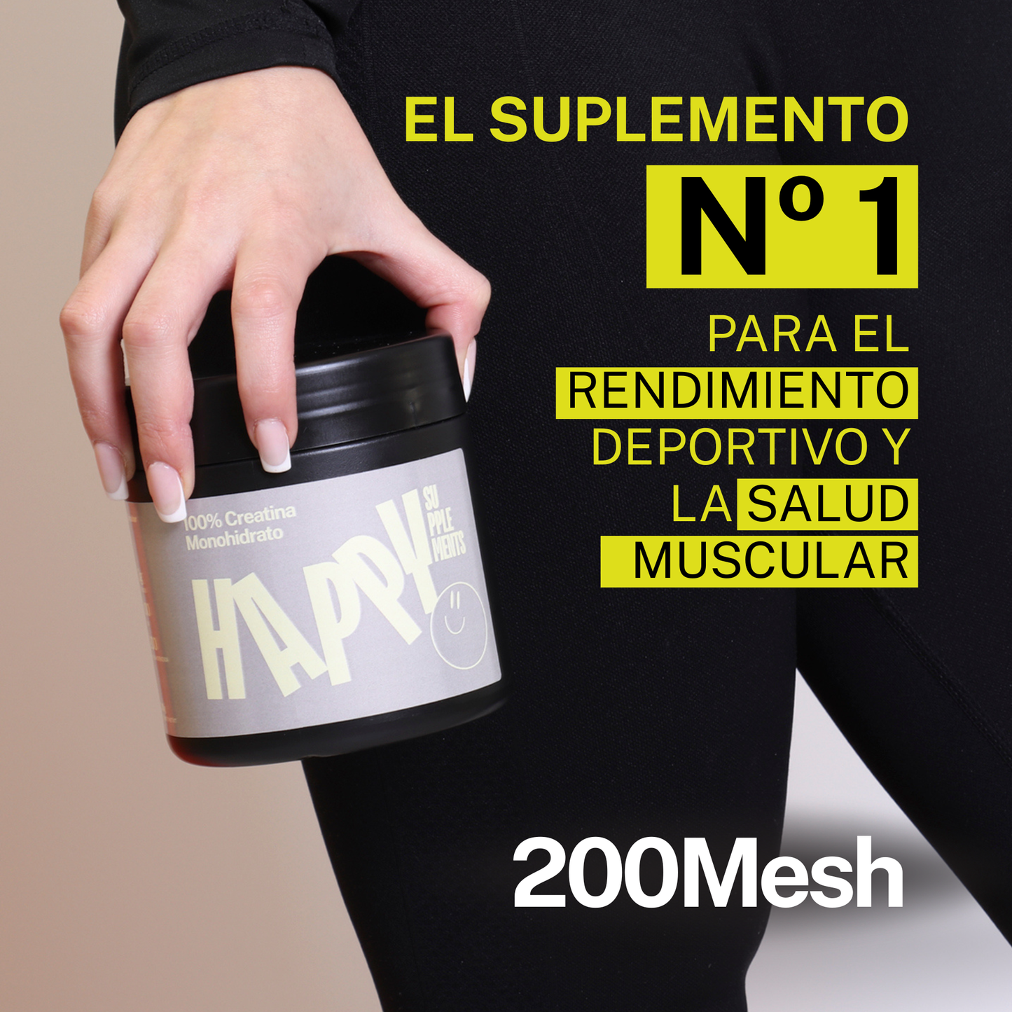 Creatina Monohidrato 100% Pura (300g) 200 Mesh