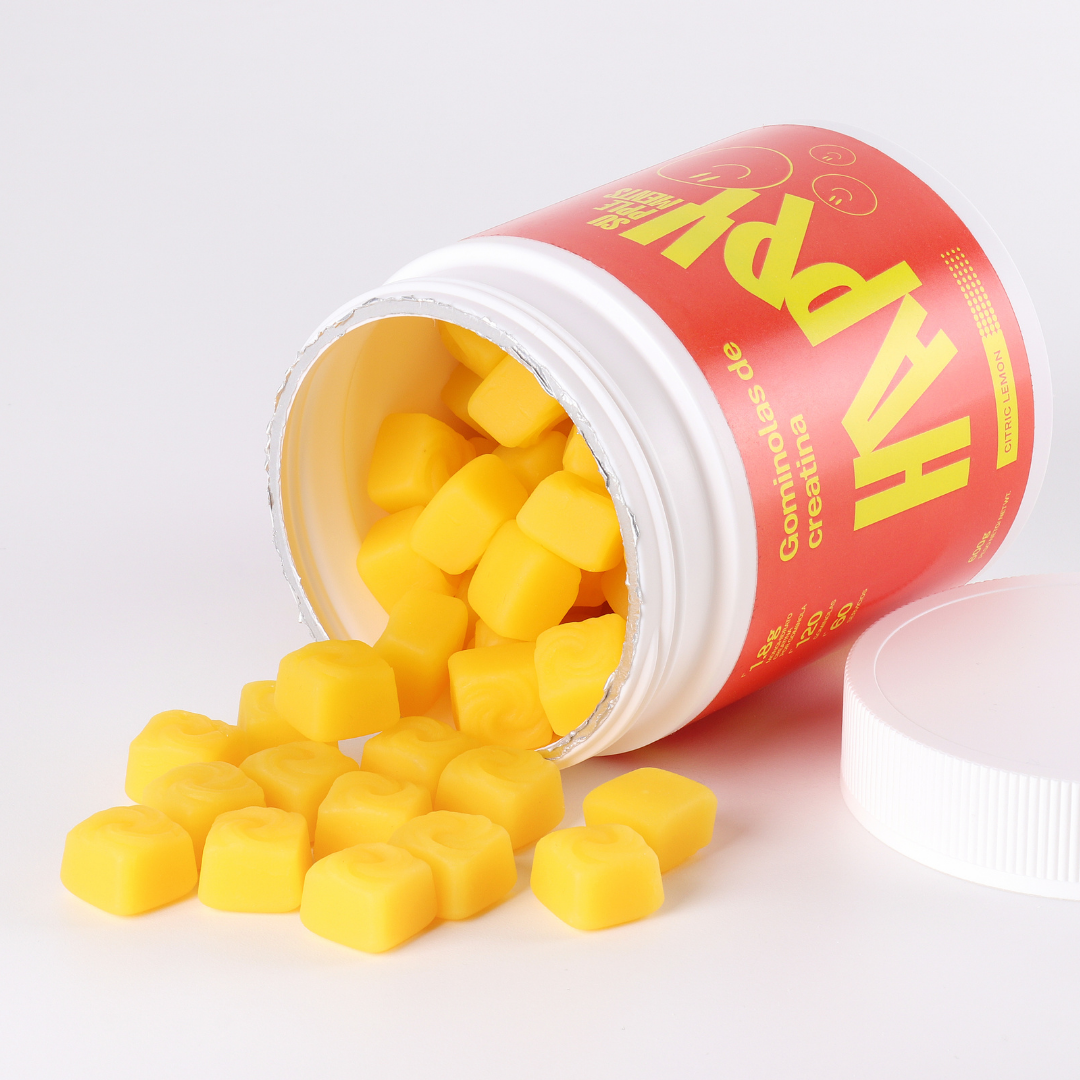Gominolas de Creatina ATP - 1,8g porción - 120 Gominolas (Único en el mercado)
